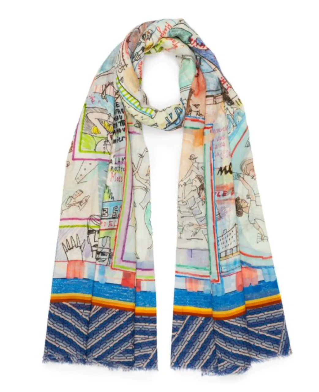 COSTA AZZURRA SCARF