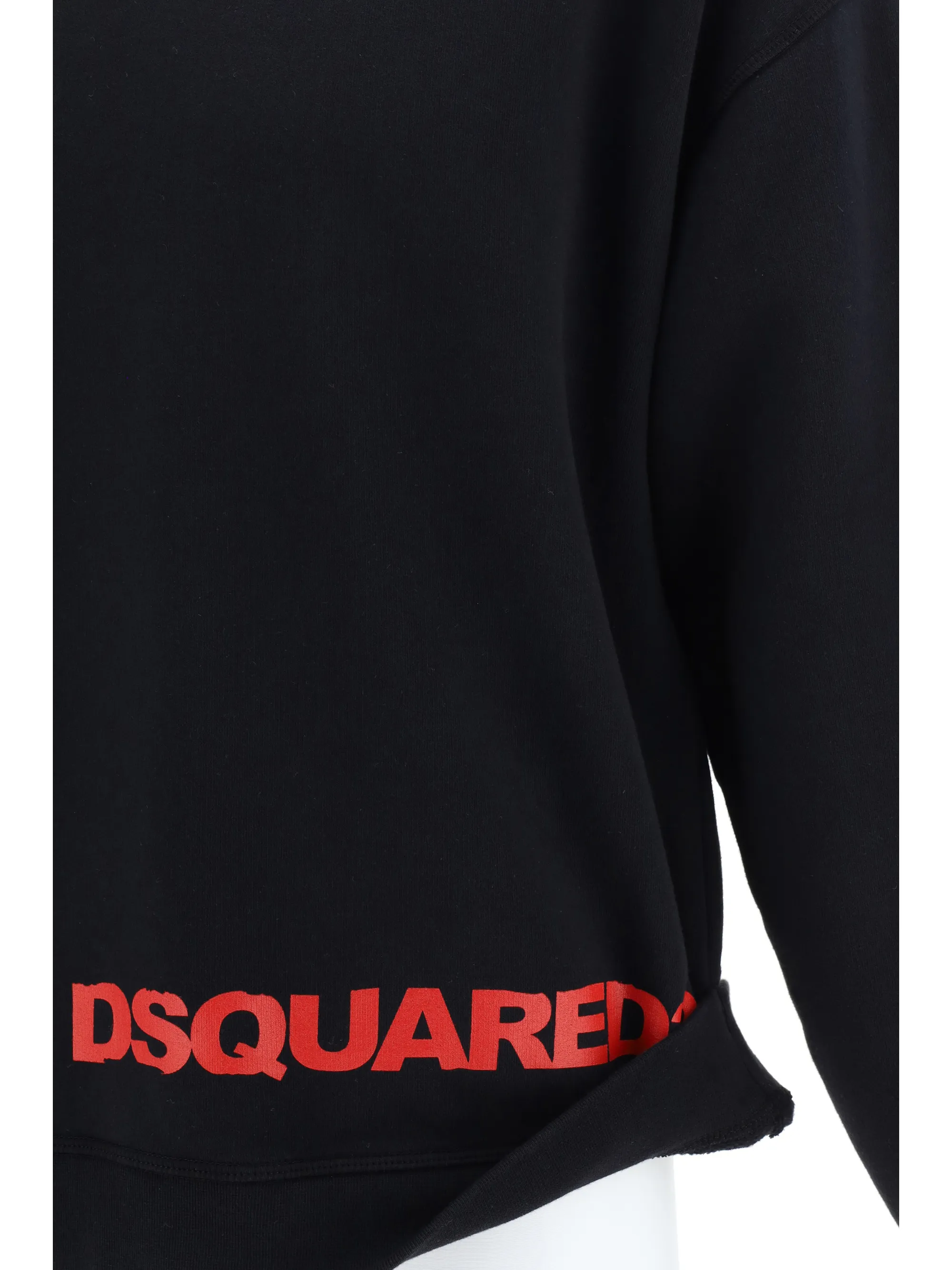 D SQUARED2  |Crew Neck Monogram Sweat Long Sleeves Cotton Luxury