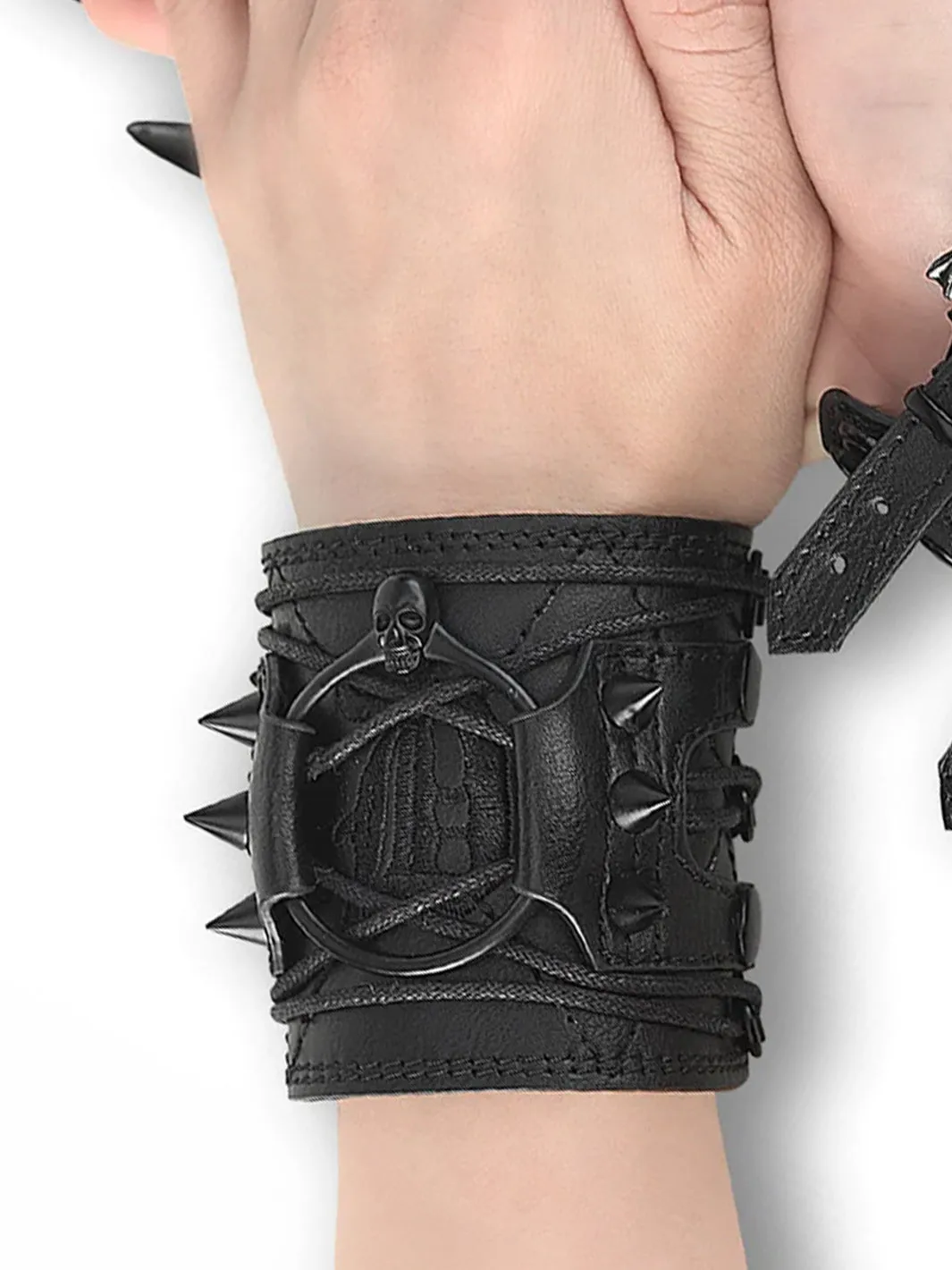 DA-406 SPIKED WRIST CUFFS  PRE ORDER 