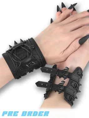 DA-406 SPIKED WRIST CUFFS  PRE ORDER 