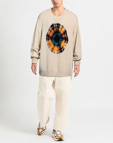 Dries Van Noten  |Crew Neck Pullovers Unisex Wool Fine Gauge Street Style