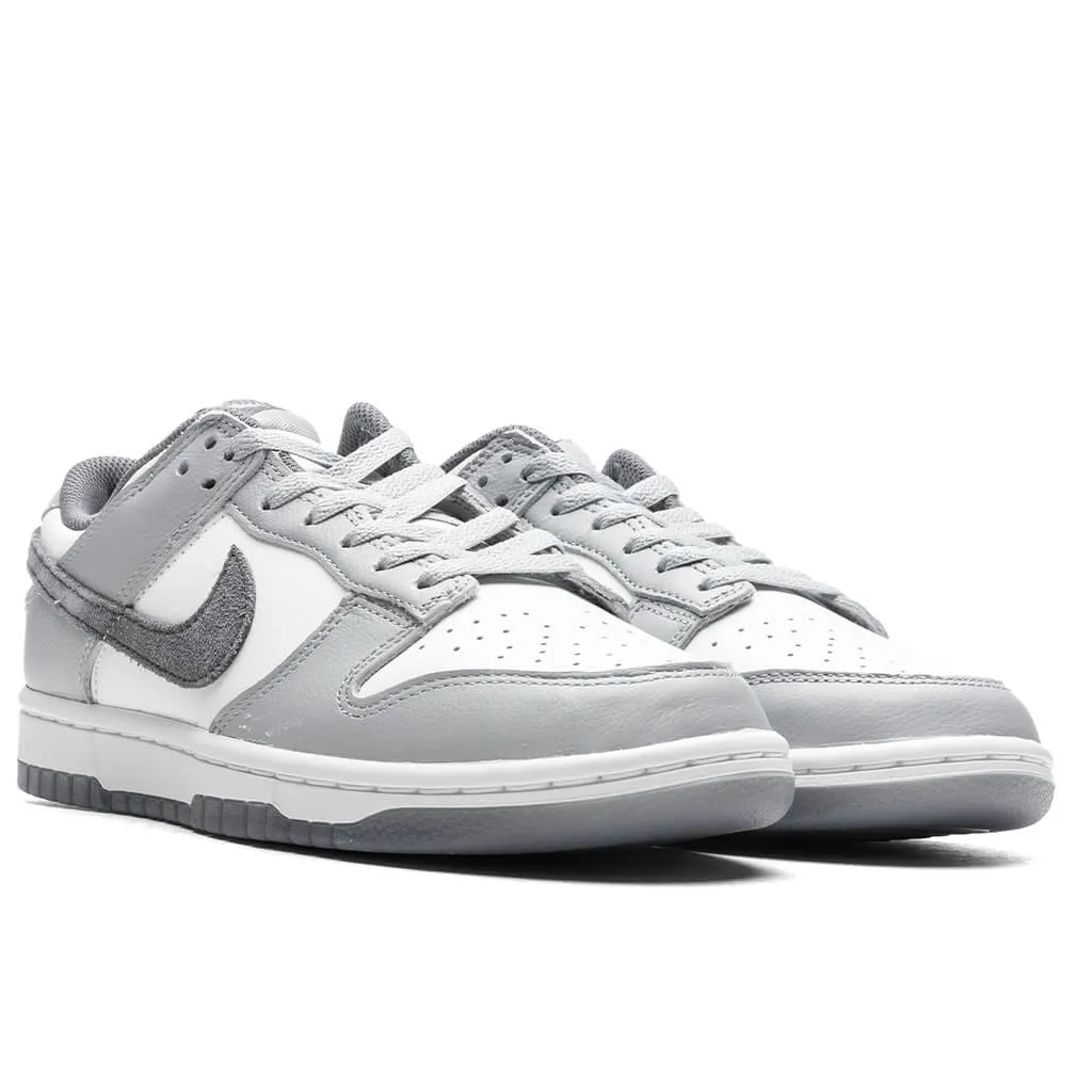 Dunk Low Retro Premium - White/Light Carbon/Platinum Tint