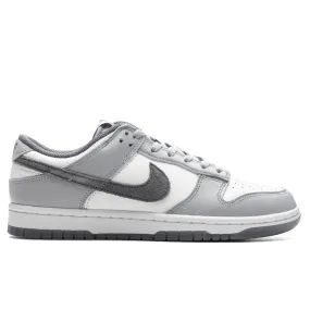 Dunk Low Retro Premium - White/Light Carbon/Platinum Tint