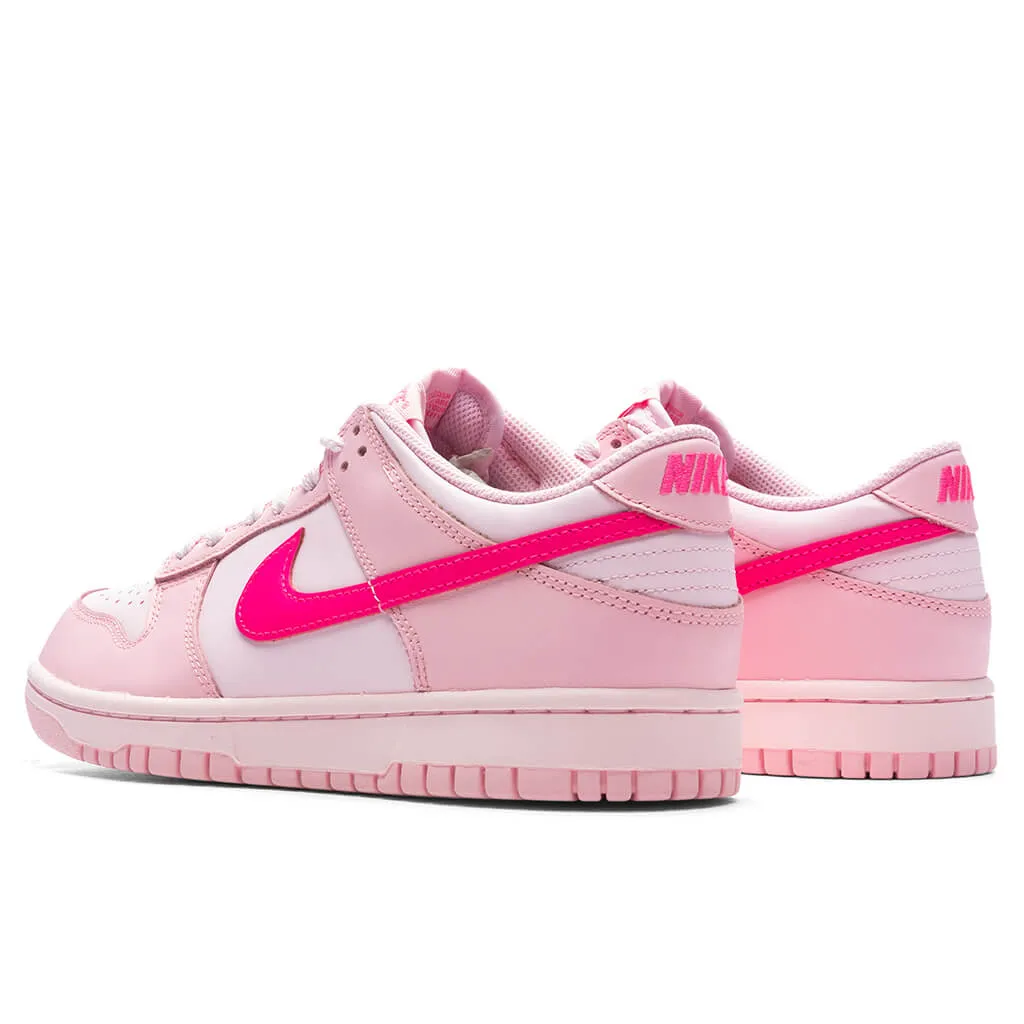 Dunk Low Triple Pink (GS) - Medium Soft Pink/Pink Foam/Hyper Pink