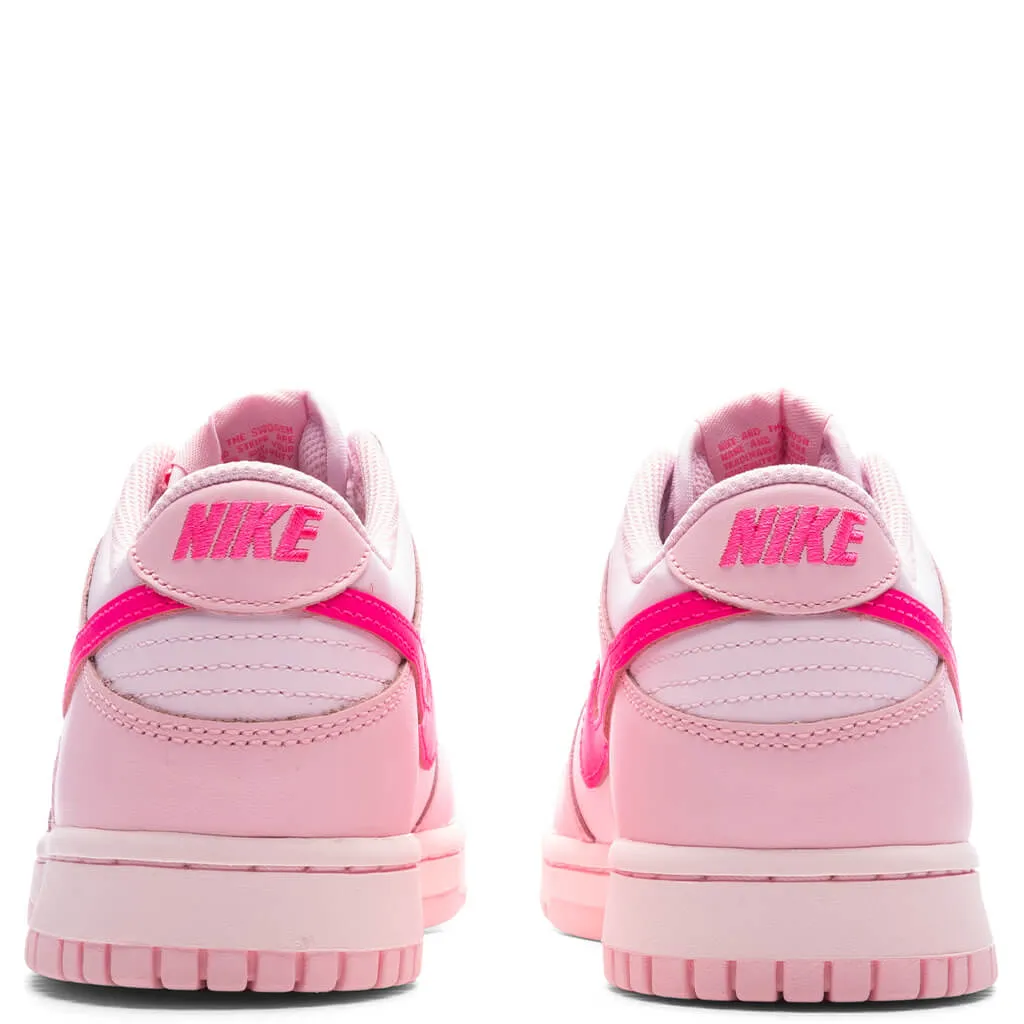 Dunk Low Triple Pink (GS) - Medium Soft Pink/Pink Foam/Hyper Pink