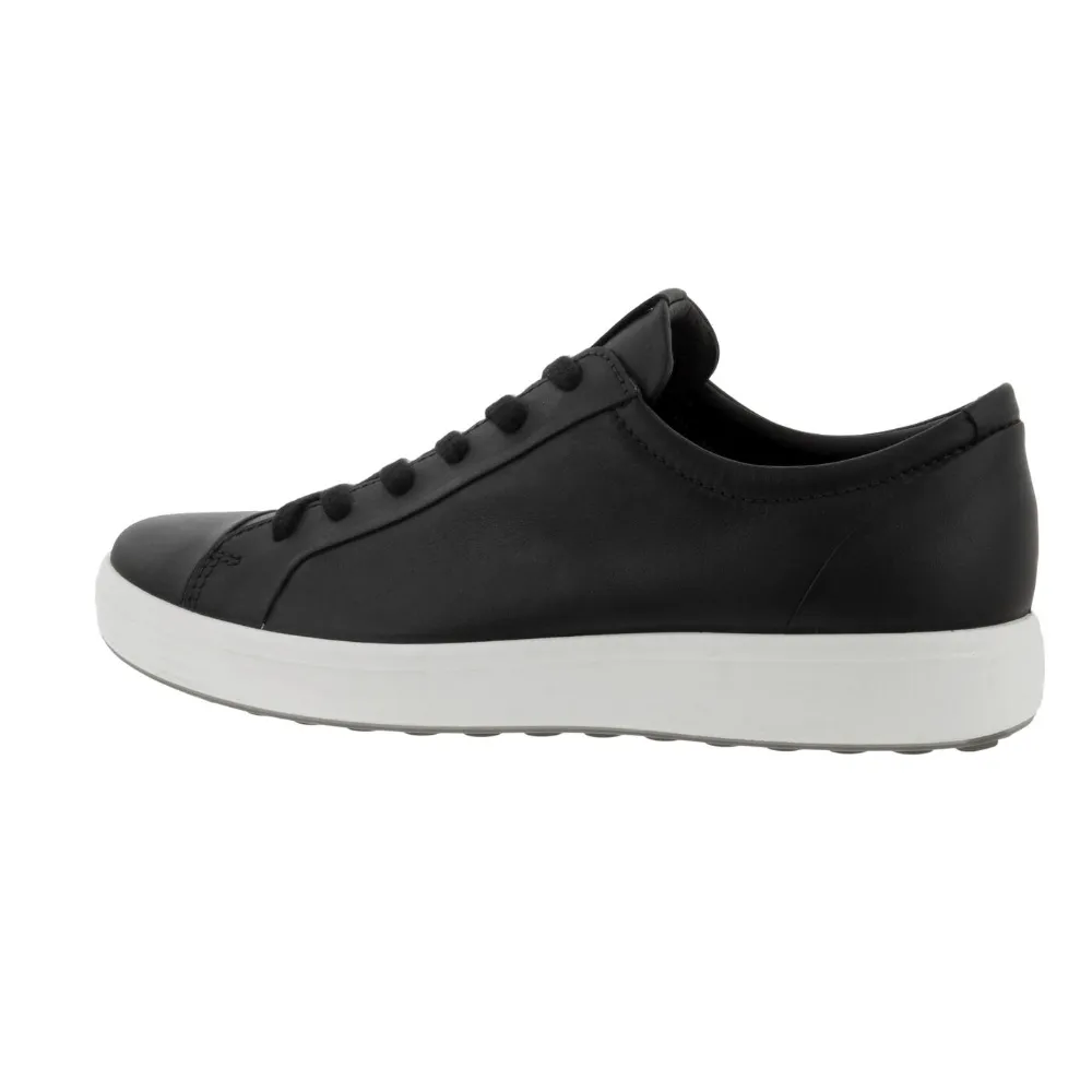 Ecco Men's Soft 7 City Lace Sneaker Black