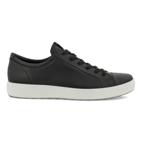 Ecco Men's Soft 7 City Lace Sneaker Black