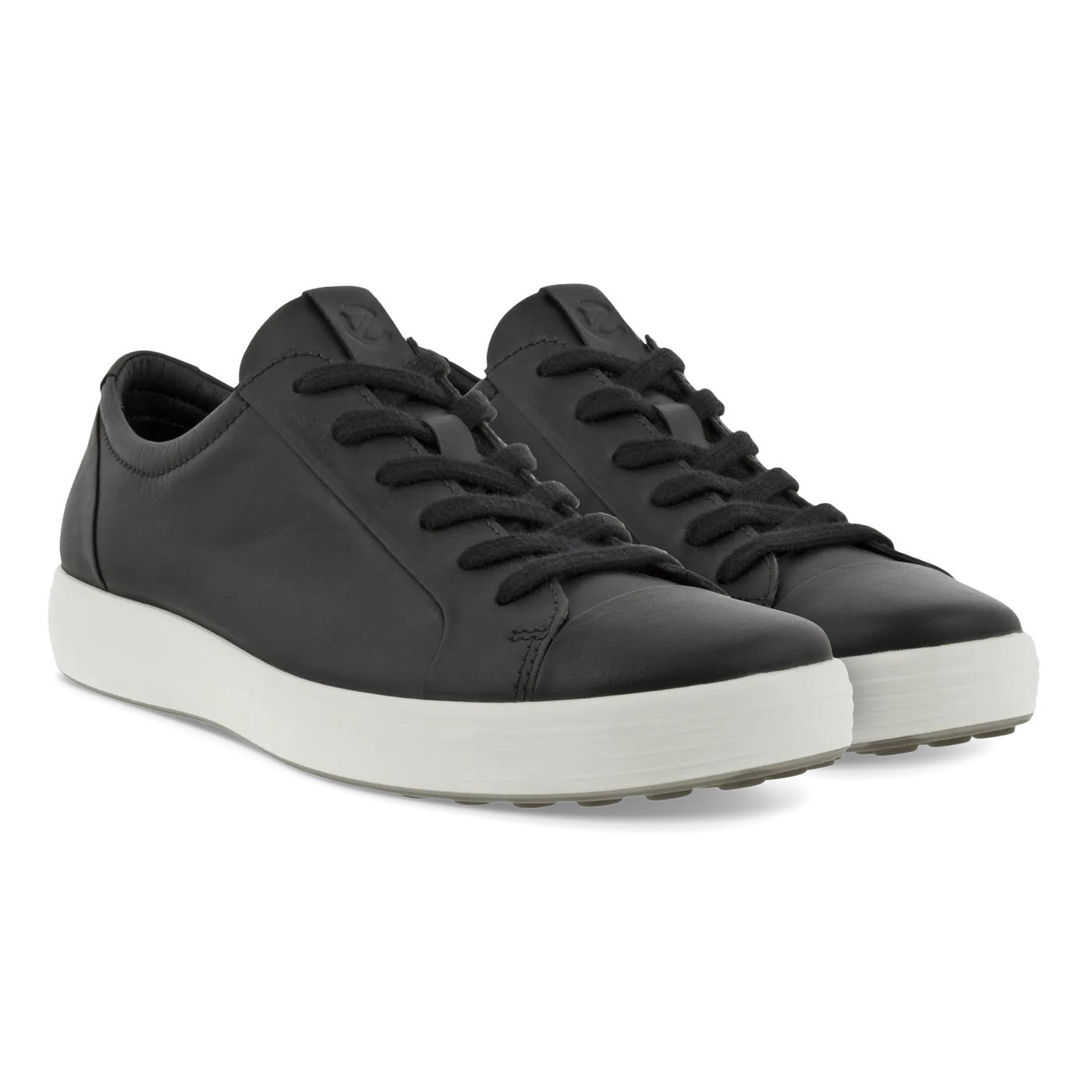 Ecco Men's Soft 7 City Lace Sneaker Black