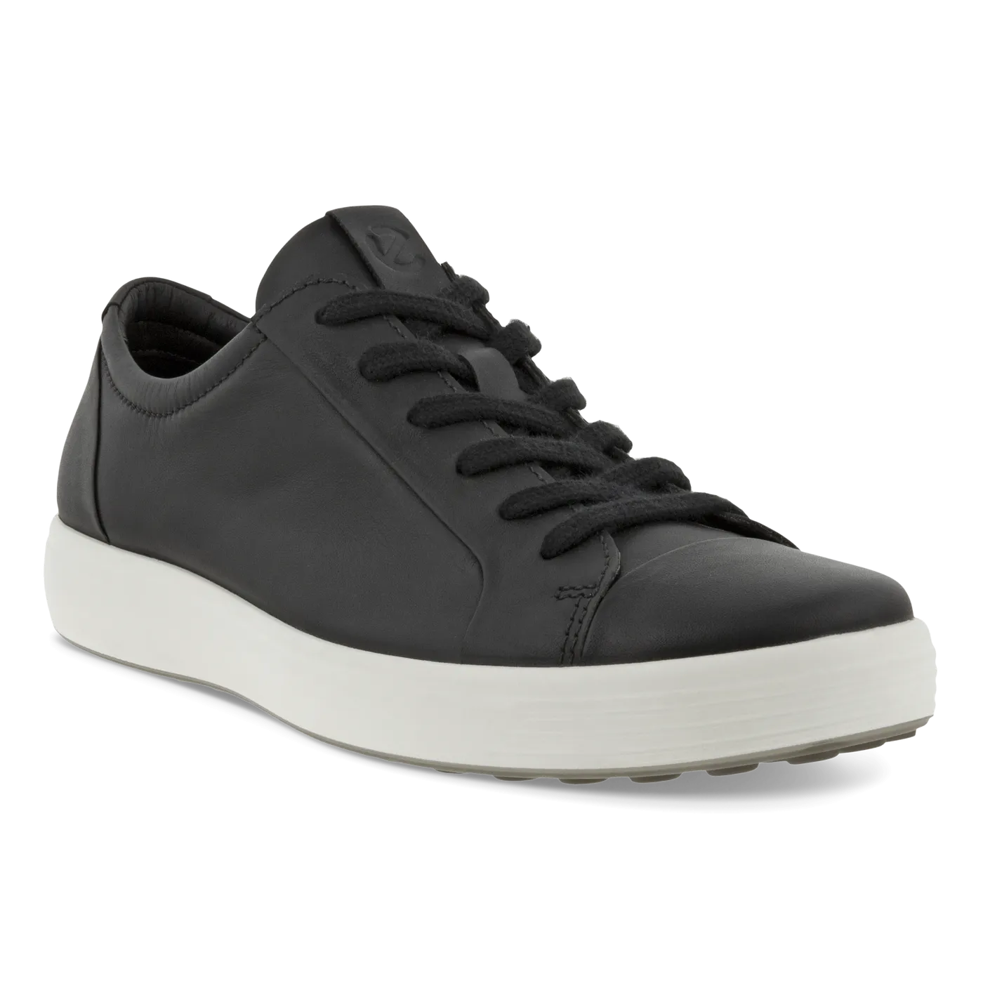 Ecco Men's Soft 7 City Lace Sneaker Black