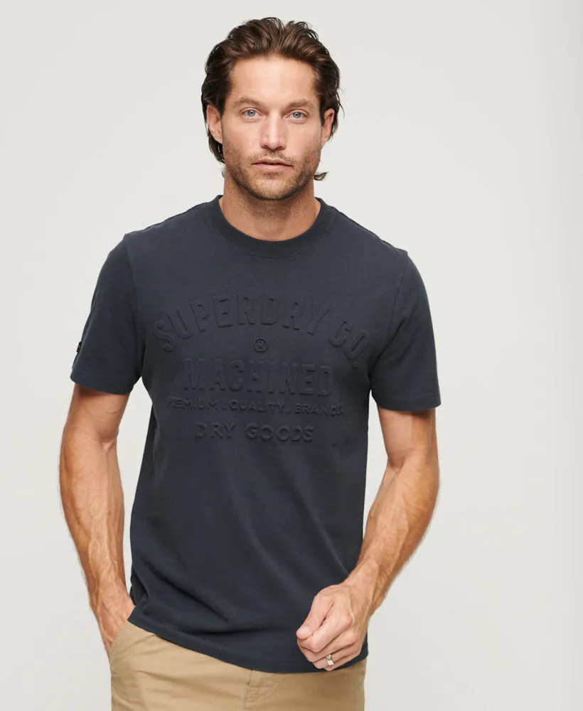 Embossed Workwear Graphic T-Shirt | French Navy