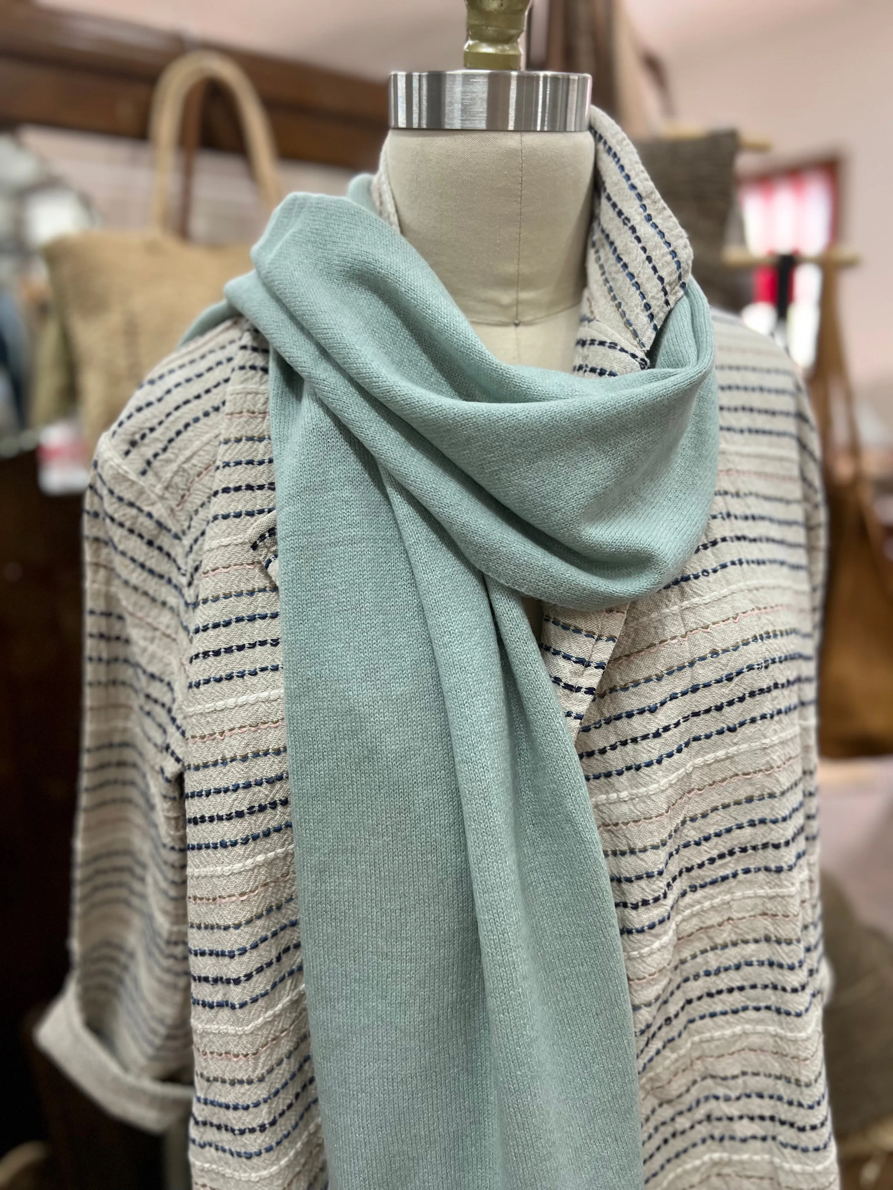 Everyday Cashmere Scarf : Fresh Sage