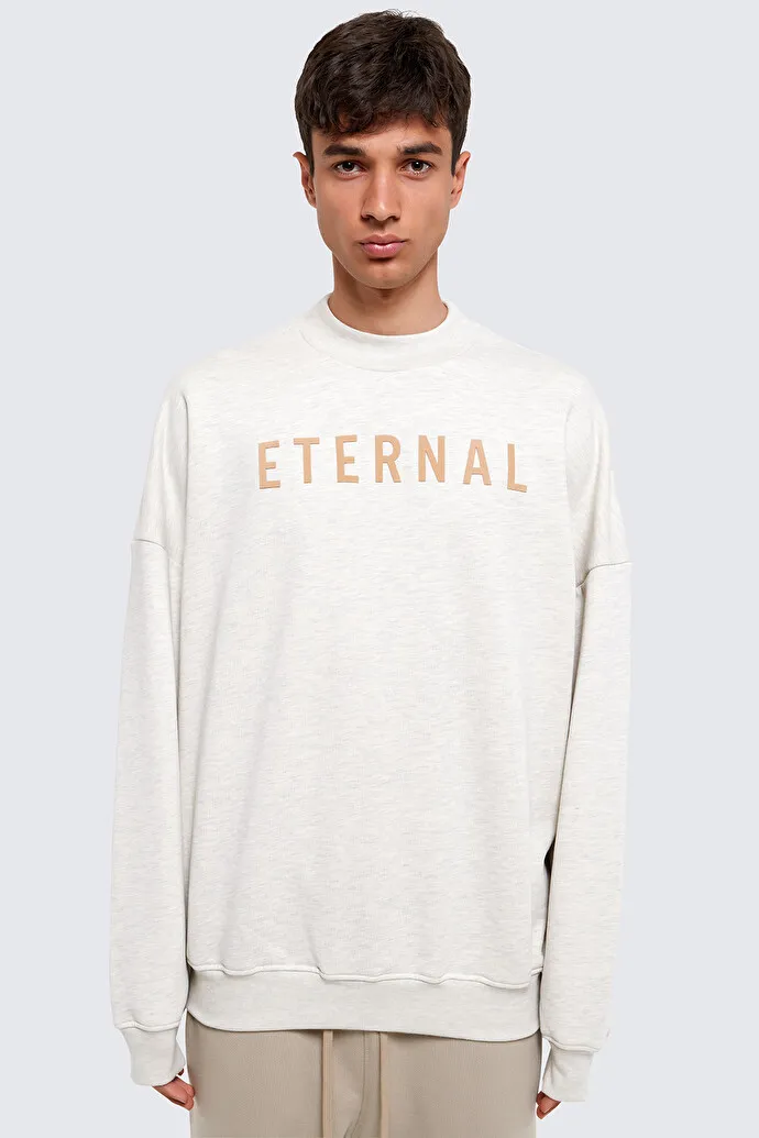 FEAR OF GOD  |Crew Neck Pullovers Unisex Street Style Long Sleeves Plain