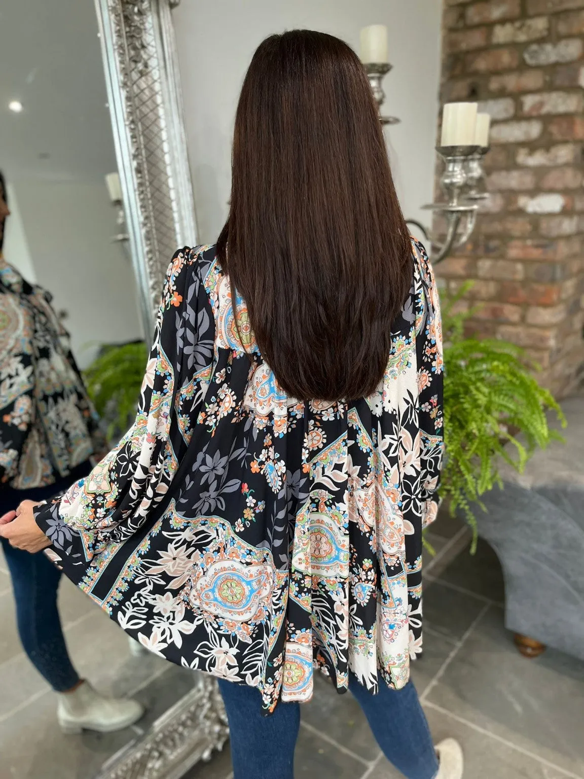 Floral Hi-Lo Blouse Ebby