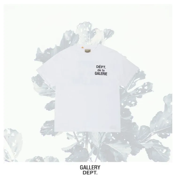 GALLERY DEPT.  |Crew Neck Pullovers Unisex Street Style Cotton Short Sleeves