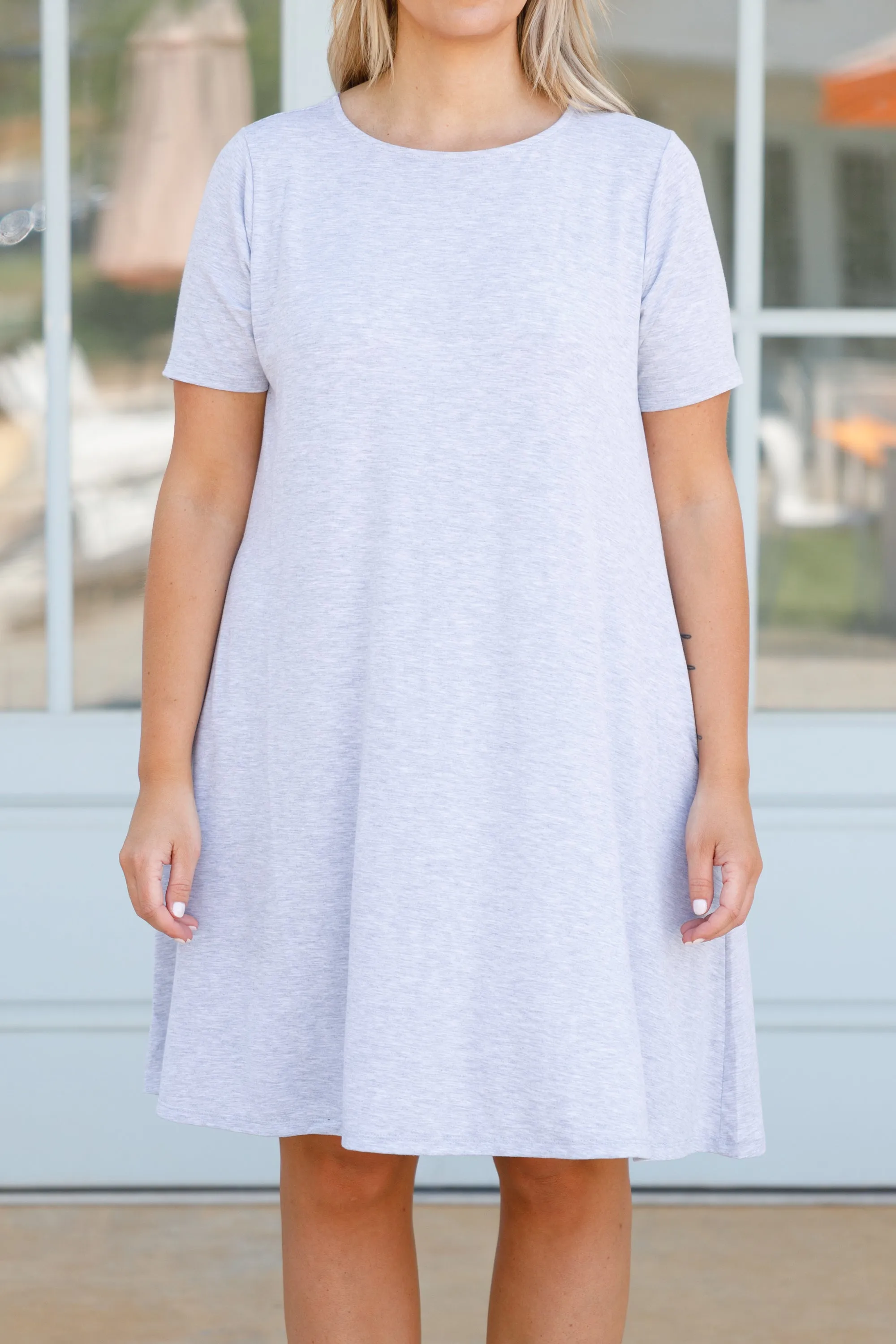 Getting Inspired Dress, Hunter Grey