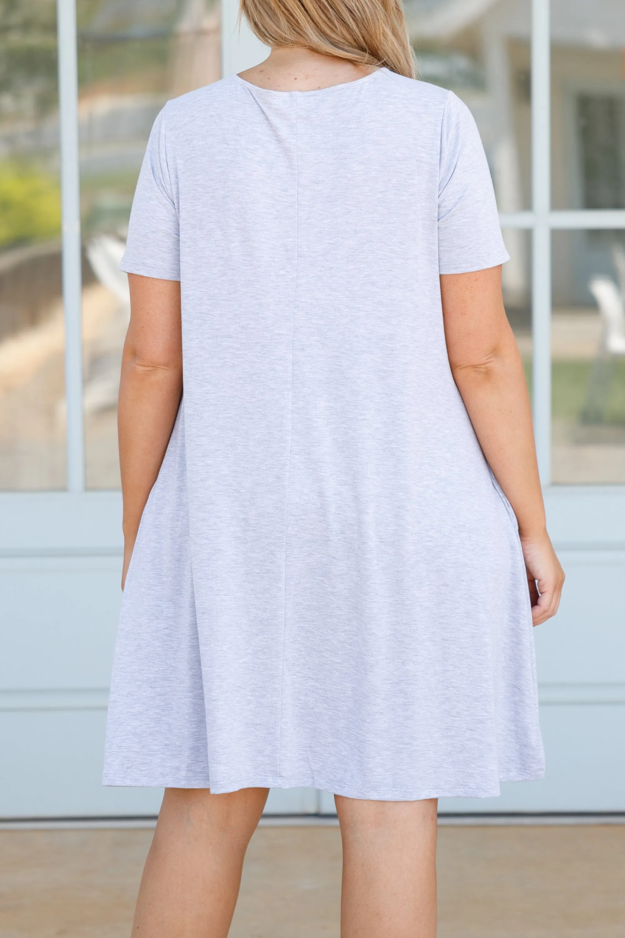 Getting Inspired Dress, Hunter Grey