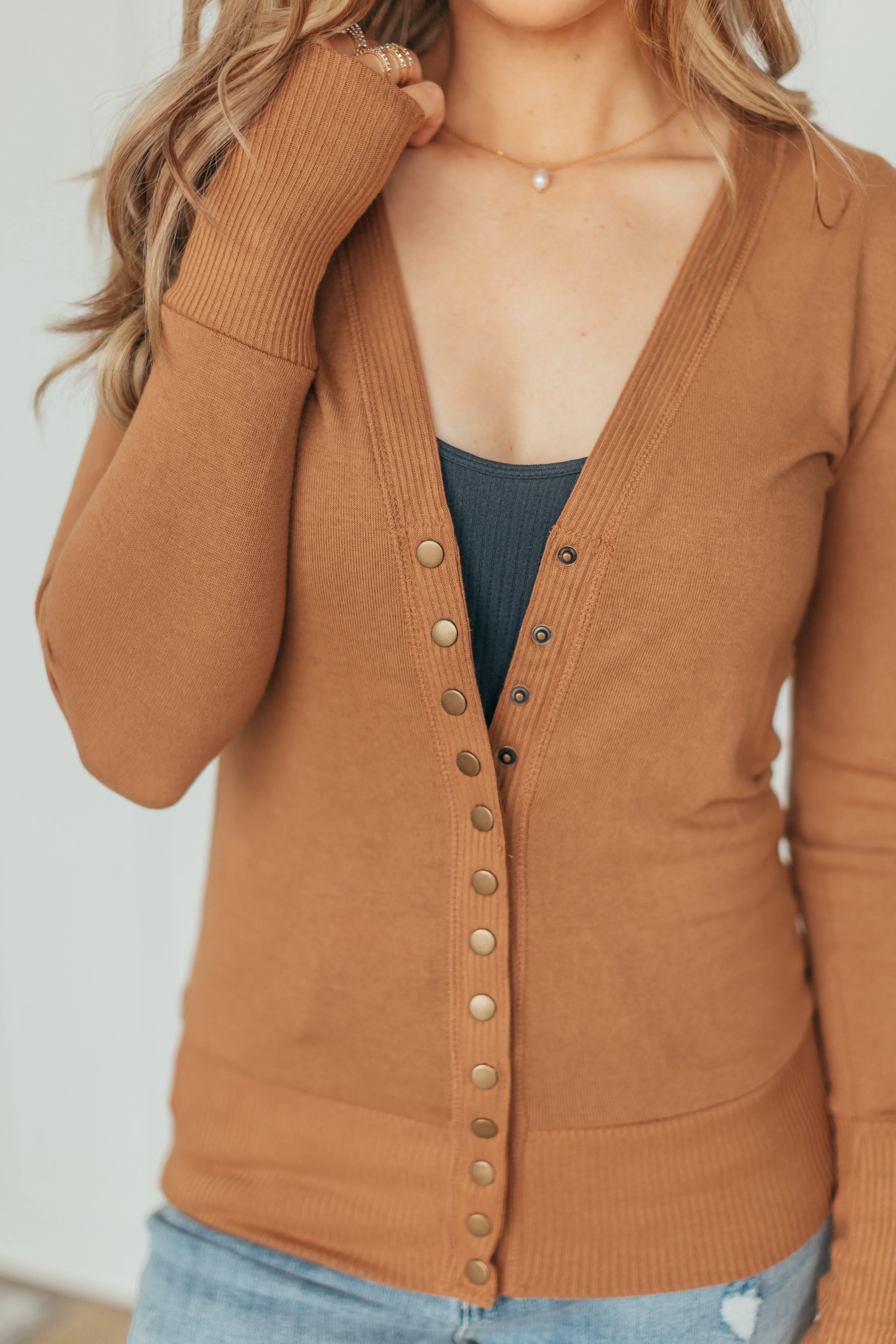 Go-To Snap Button Cardigan - 7 Colors