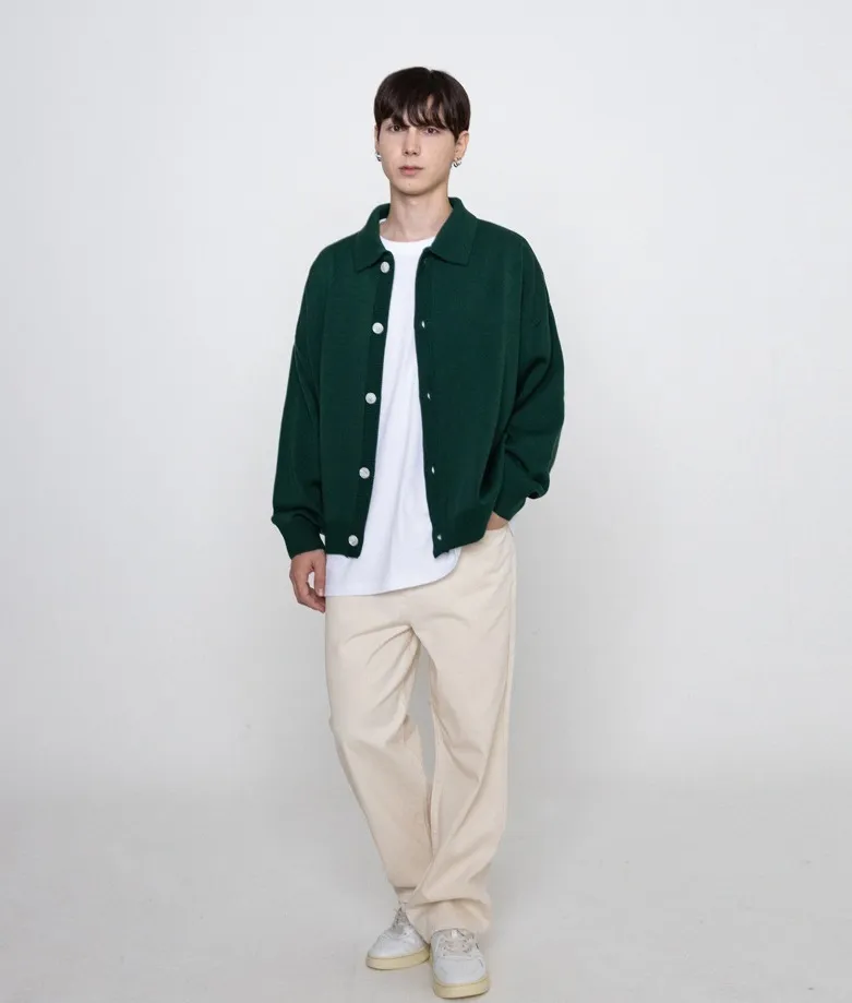 GRAVER  |[GRAVER]★BASIC KNIT COLLAR CARDIGAN