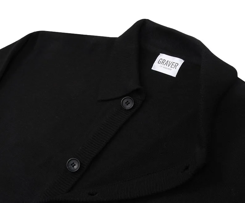 GRAVER  |[GRAVER]★BASIC KNIT COLLAR CARDIGAN