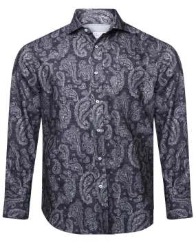 Grey Paisley Sportshirt