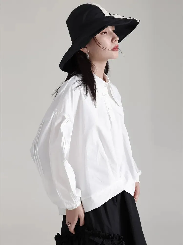 Hota Gathered Blouse - White