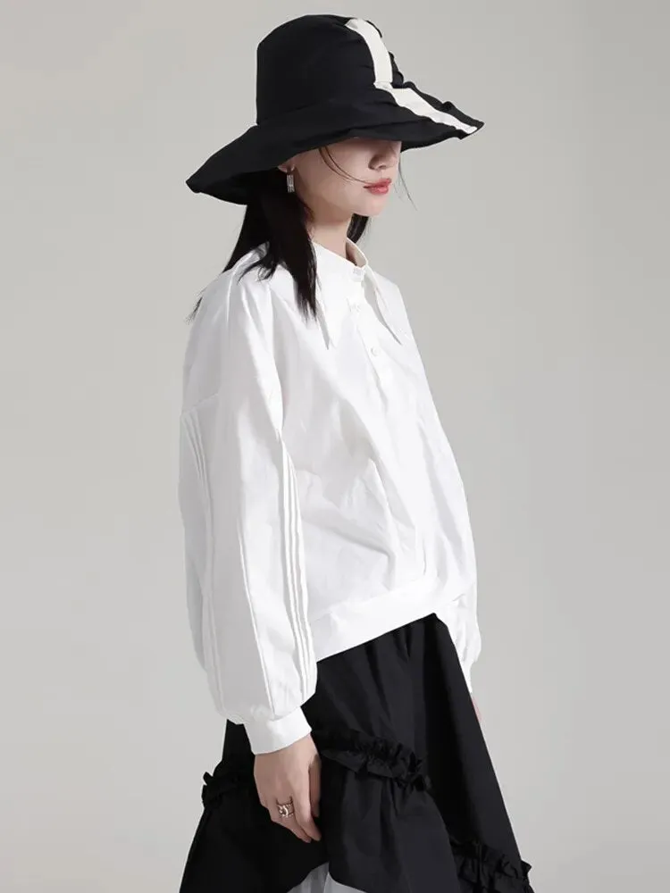 Hota Gathered Blouse - White