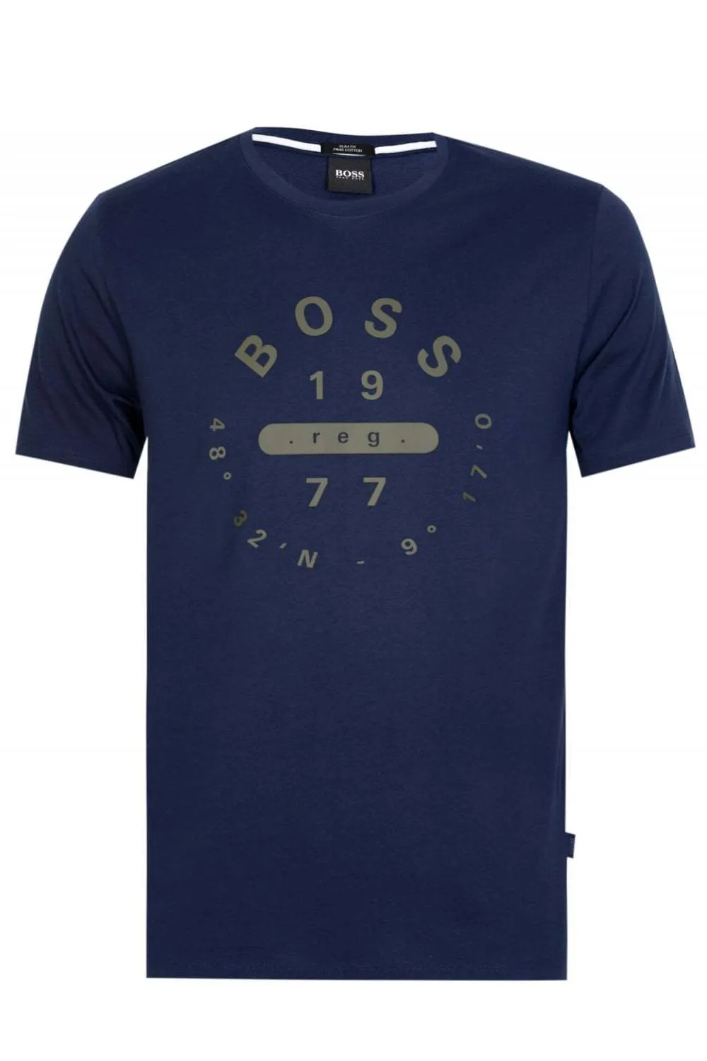 Hugo Boss  |Cotton Short Sleeves Logo Long Sleeve T-Shirts