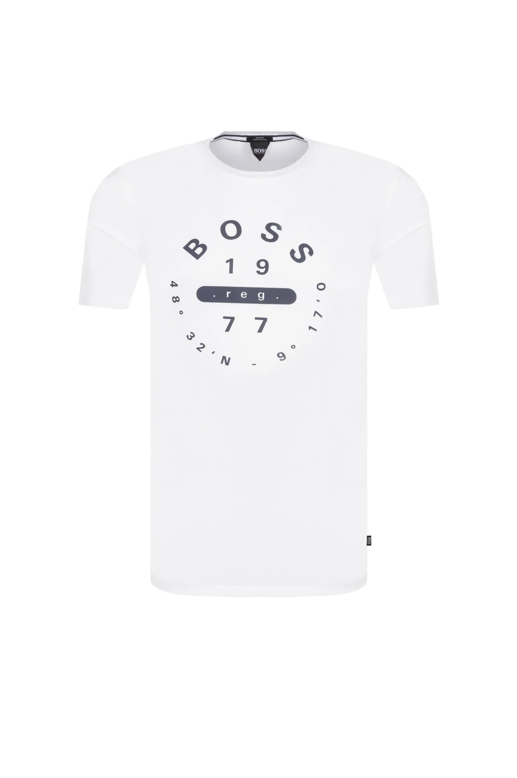 Hugo Boss  |Cotton Short Sleeves Logo Long Sleeve T-Shirts