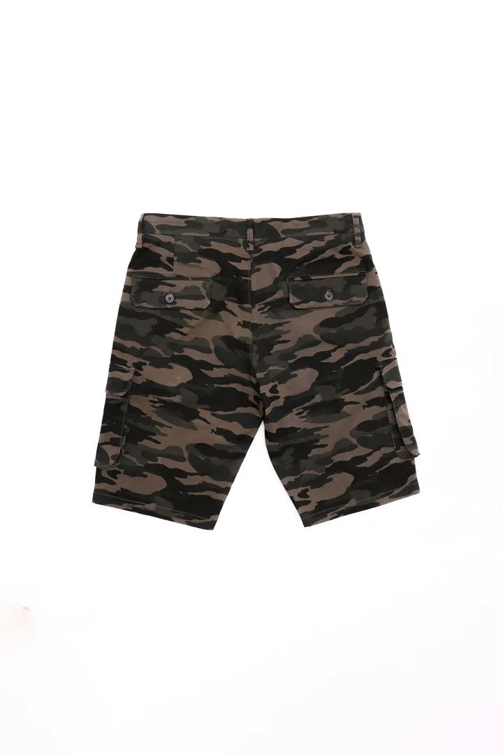 Hunter Camo Stretch Cargo Shorts