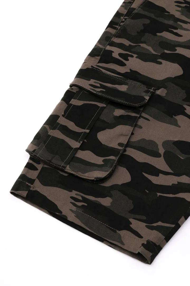 Hunter Camo Stretch Cargo Shorts