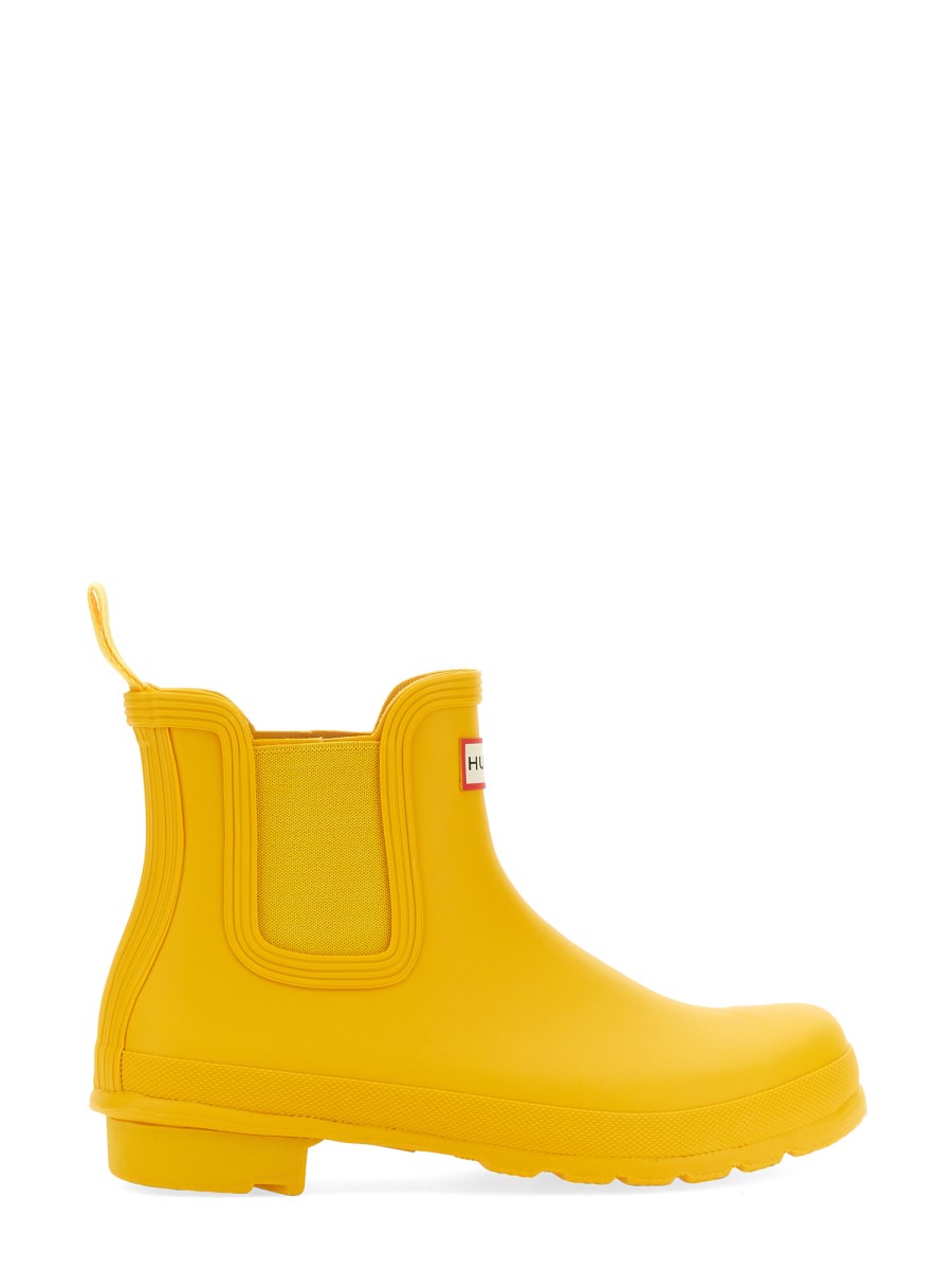 HUNTER    CHELSEA BOOT WITH LOGO