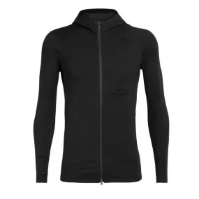 icebreaker  Quantum II Long Sleeve Zip Hood - Giacca di merino - Uomo