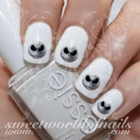 Jack Skellington Nail Art Halloween Nail Water Decals