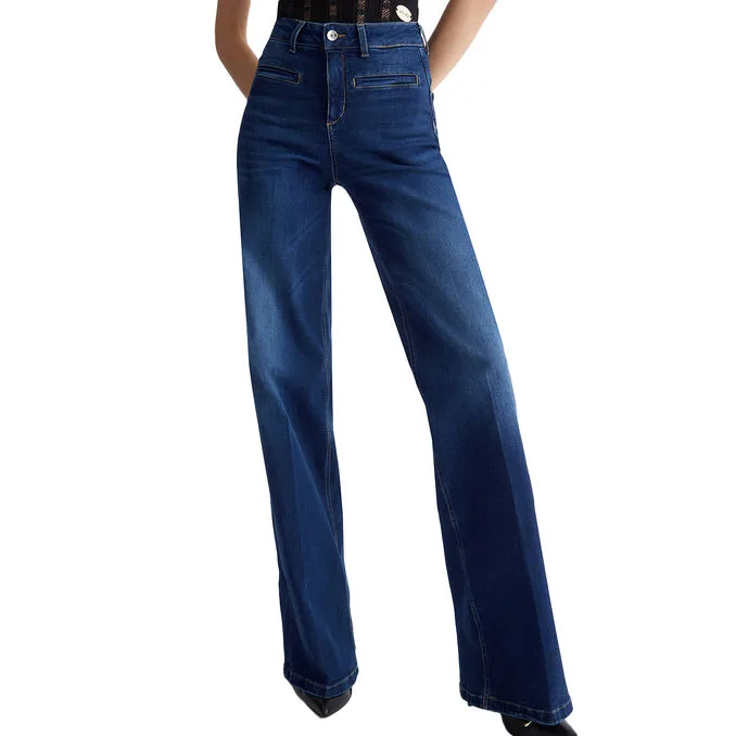 JEANS PARFAIT FLARE Woman Denim Blue 