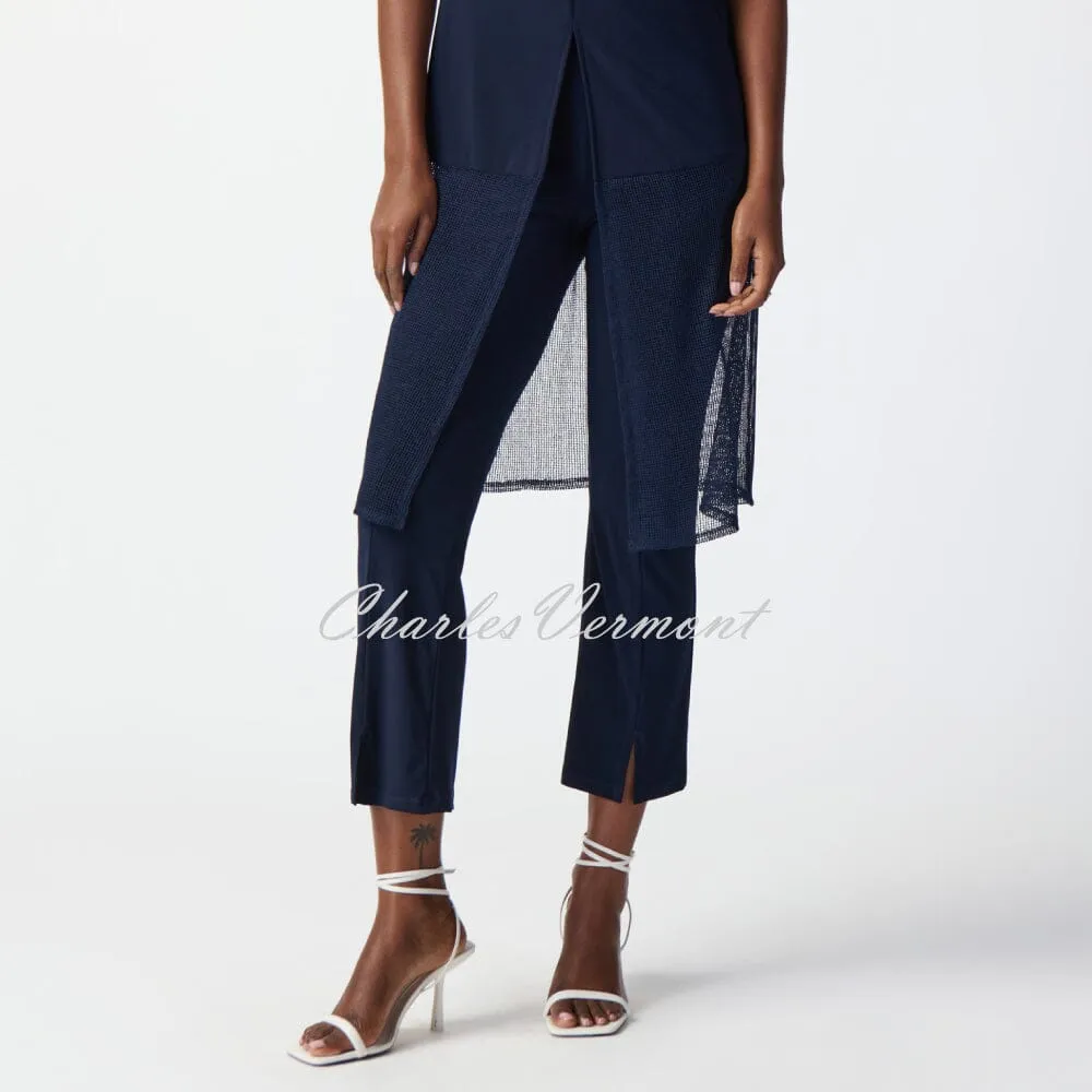 Joseph Ribkoff Trouser With Vertical Front Seam - Style 241249 (Midnight Blue)