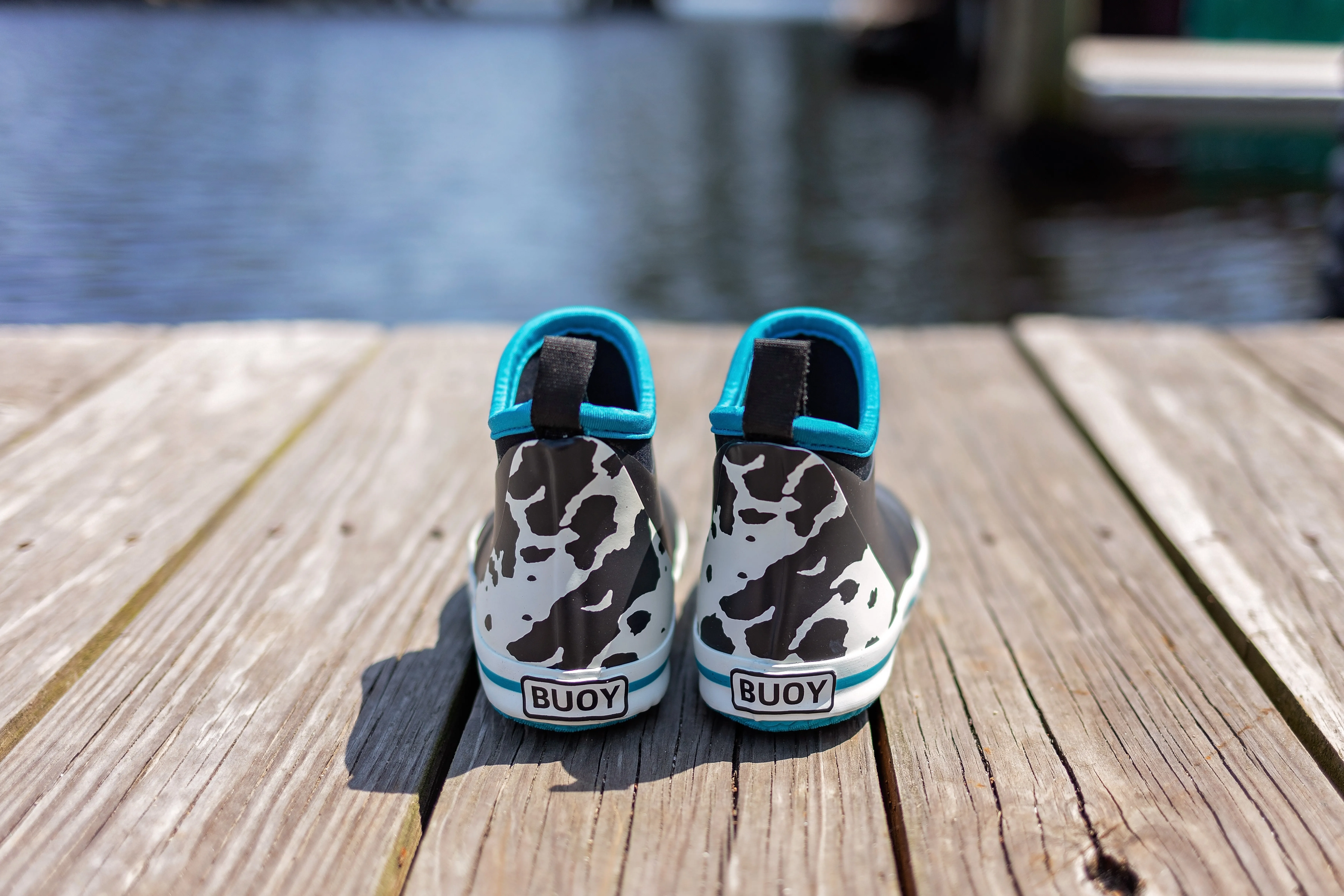 Kids Black Cow Buoy Boots