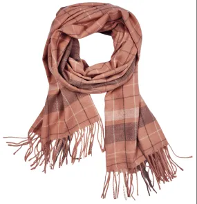 Knox Scarf - pink and grey