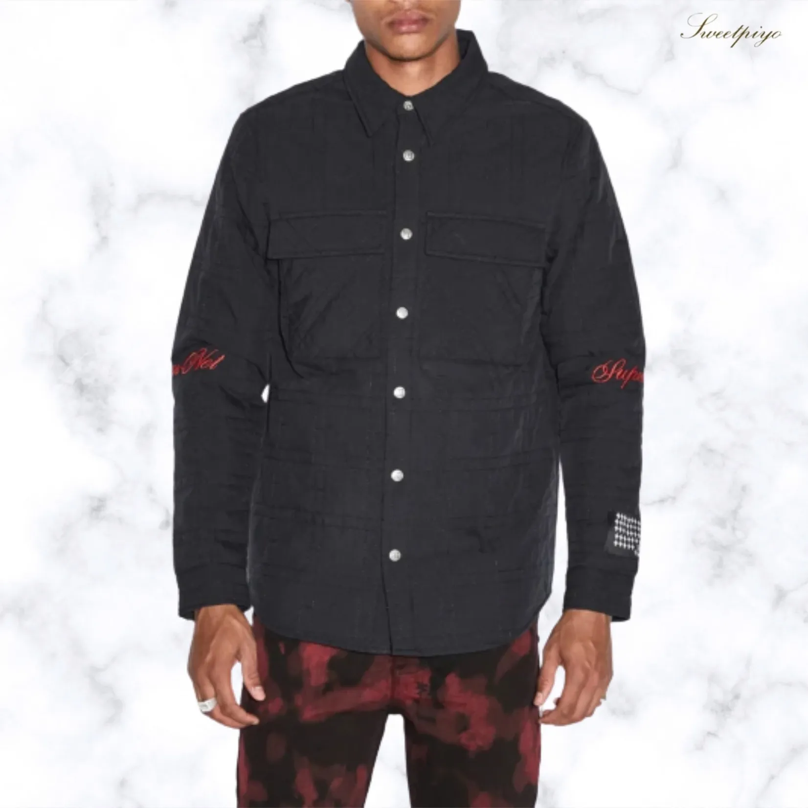 KSUBI  |Pixel Quilted Ls Shirt