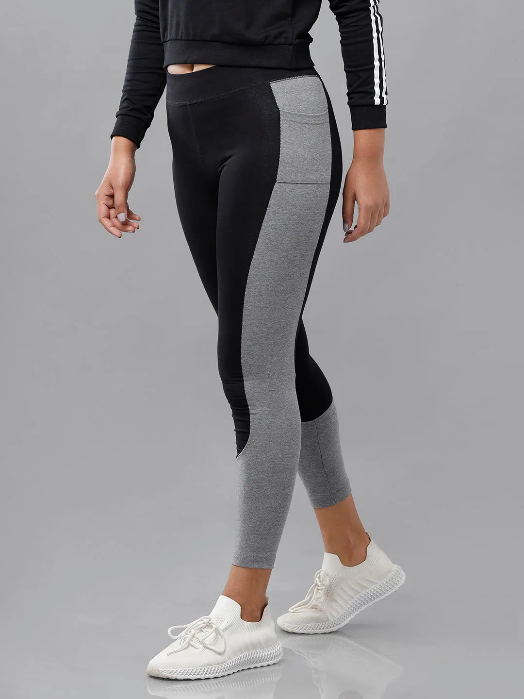 Ladies Active Wear Leggings Black