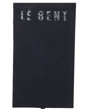 Le Bent Logo Lightweight Neck Gaiter - Black/Black