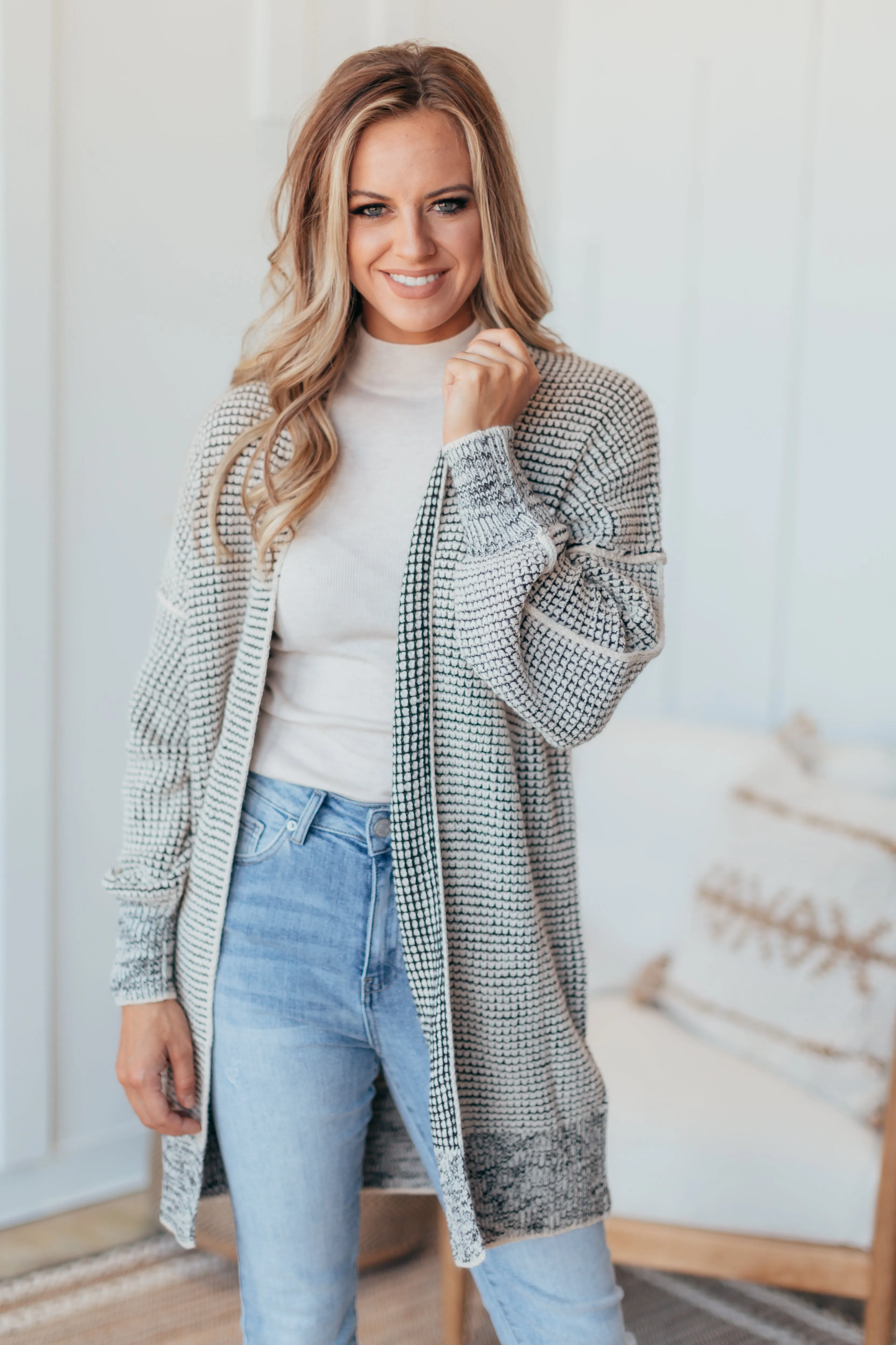 Leave The Pieces Knit Cardigan - 5 Colors