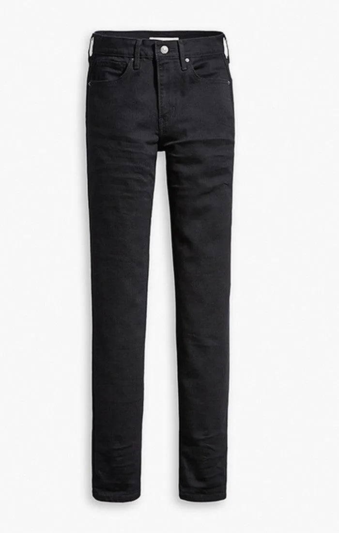 Levi's 724 High Rise Straight Soft In Black