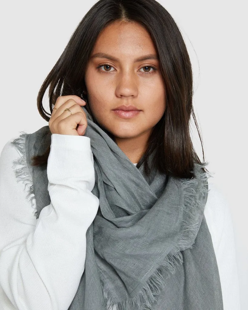 Linen Scarf - Rock Ridge