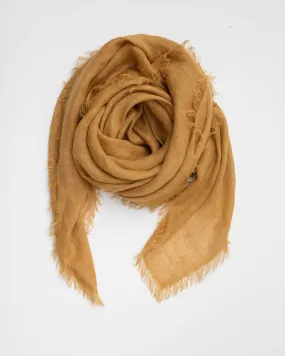 Linen Scarf - Tumeric