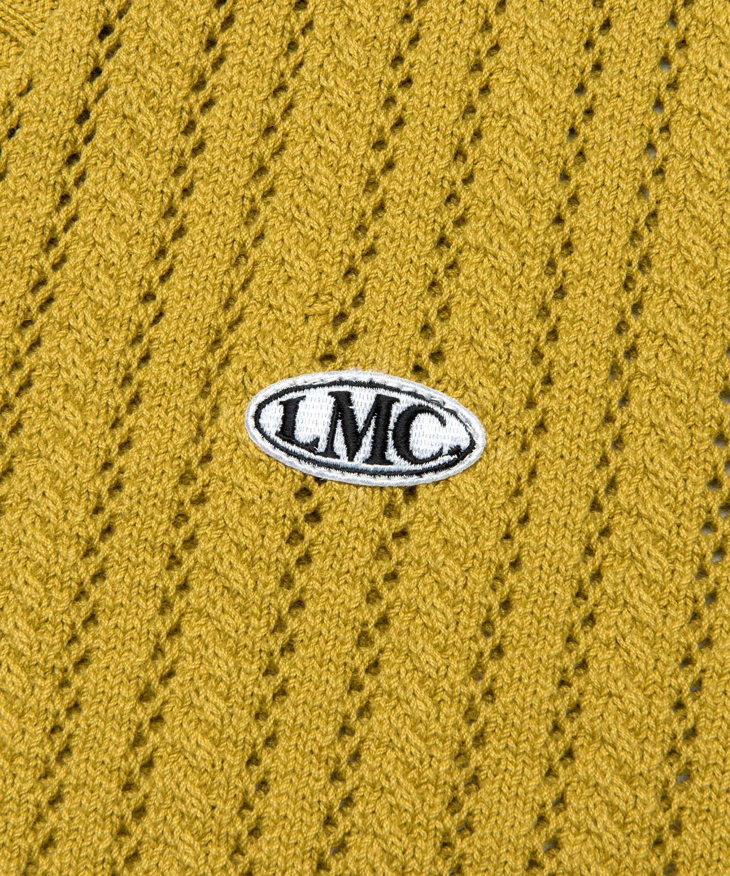 LMC  |[ LMC ]★OVAL MESH KNIT CARDIGAN