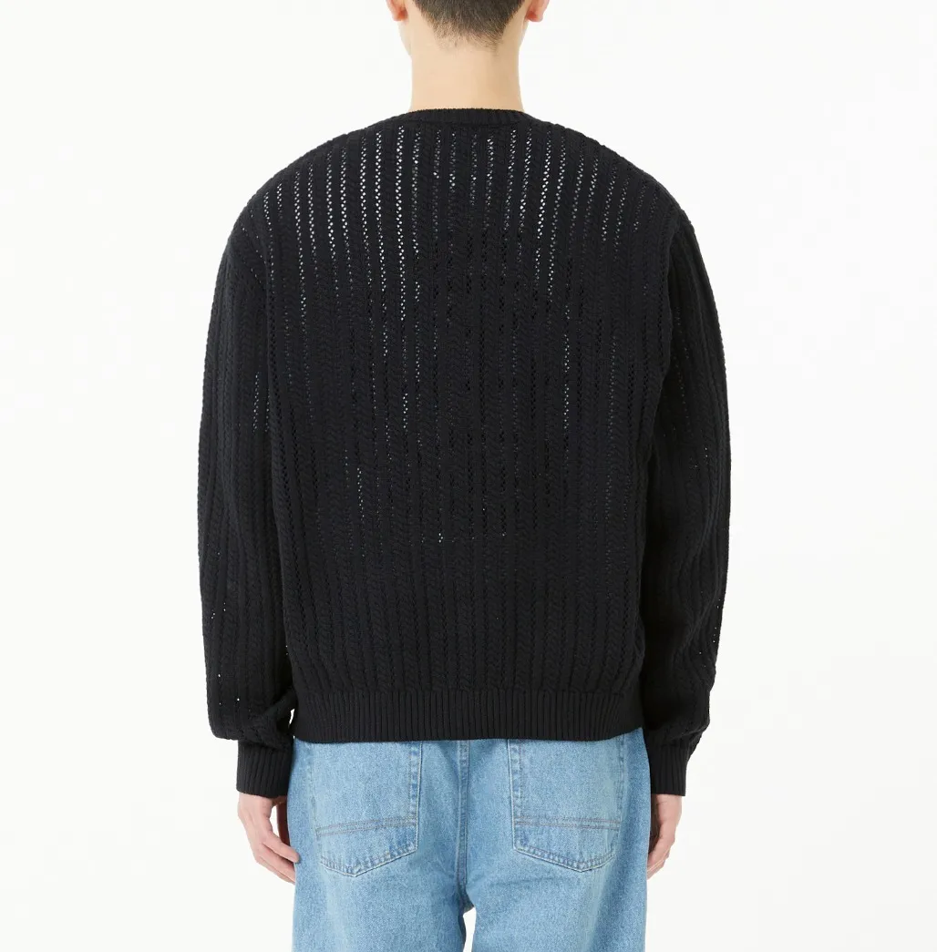 LMC  |[ LMC ]★OVAL MESH KNIT CARDIGAN