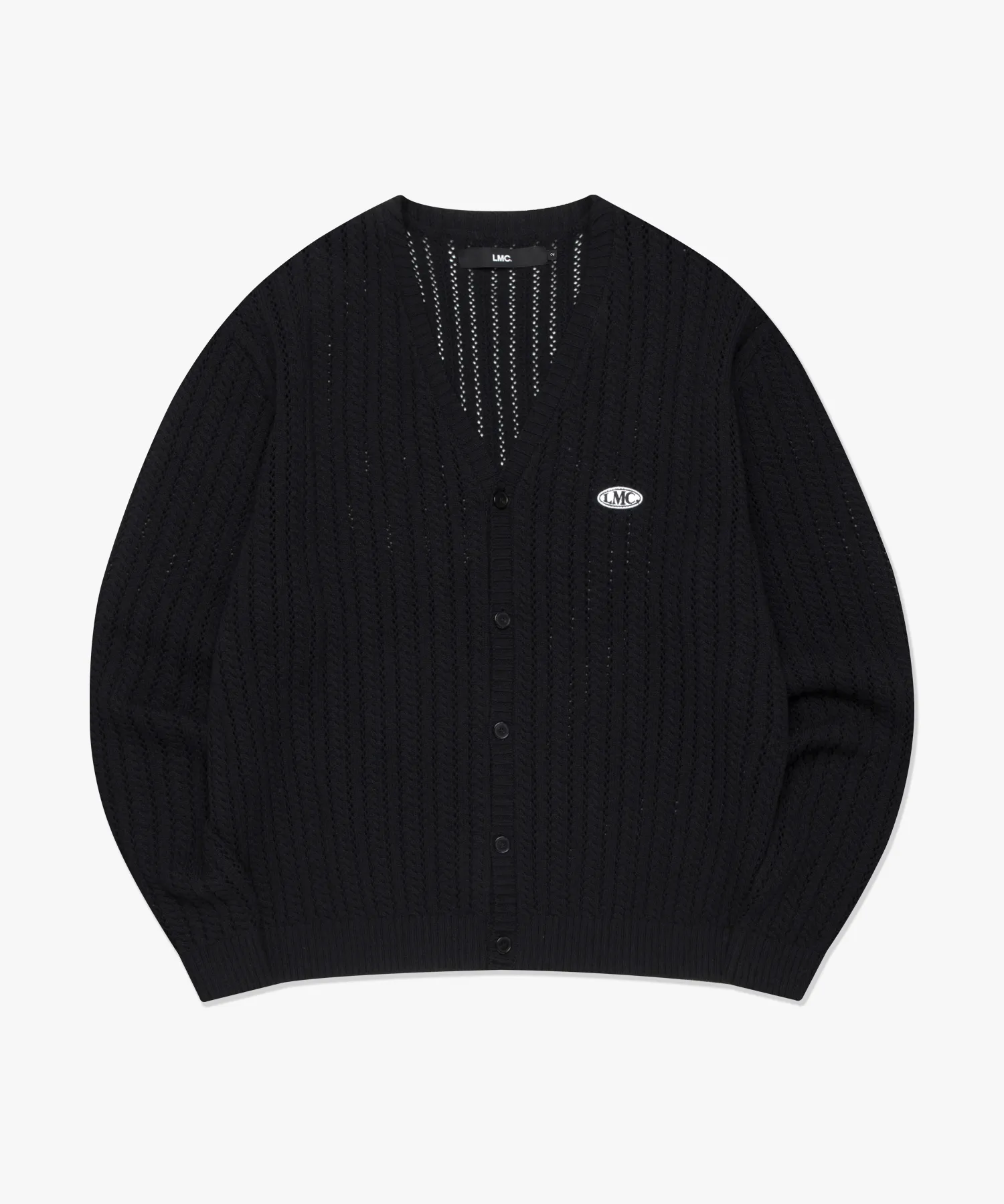 LMC  |[ LMC ]★OVAL MESH KNIT CARDIGAN