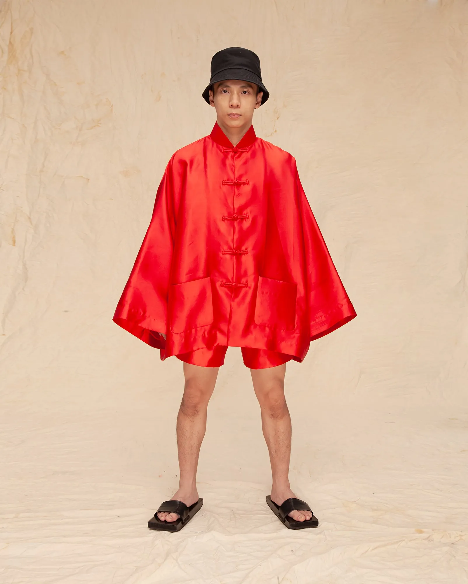 Magua Oversaiz (Red Taffeta)