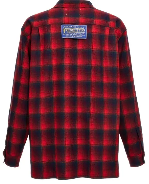 Maison Margiela  |Other Plaid Patterns Wool Long Sleeves Designers Shirts