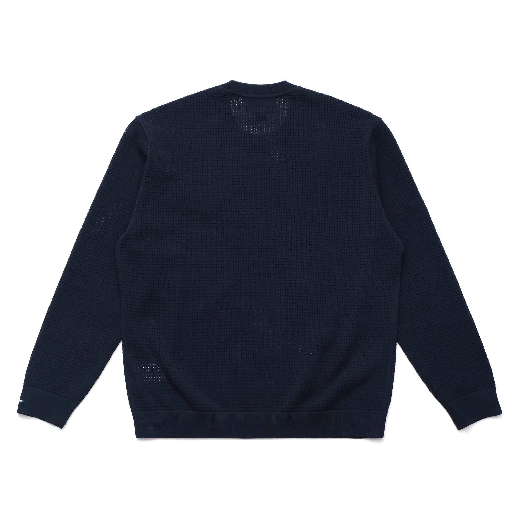 Malbon Golf  |Crew Neck Long Sleeves Plain Logo Sweaters